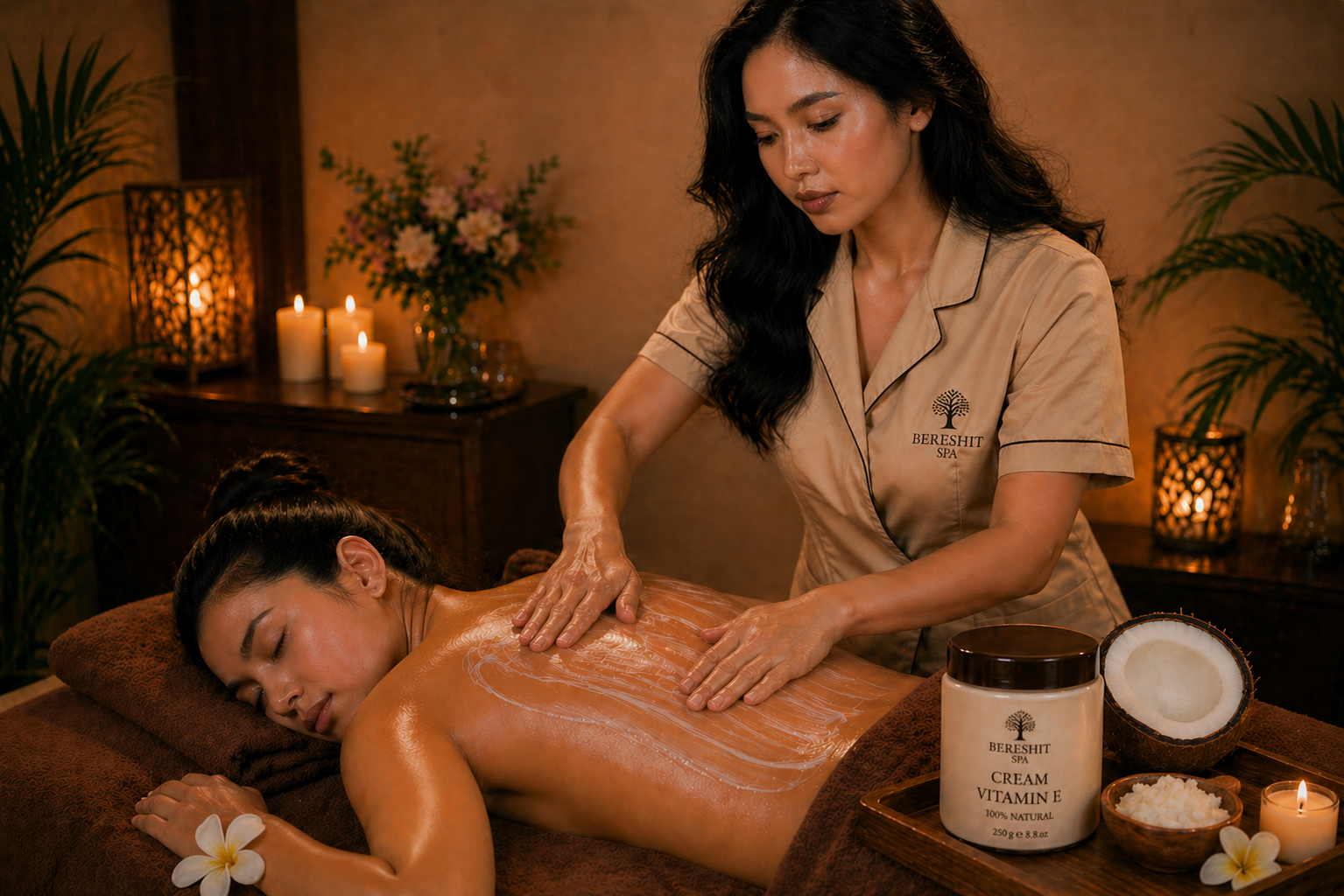 Thai Vitamin E Cream Massage